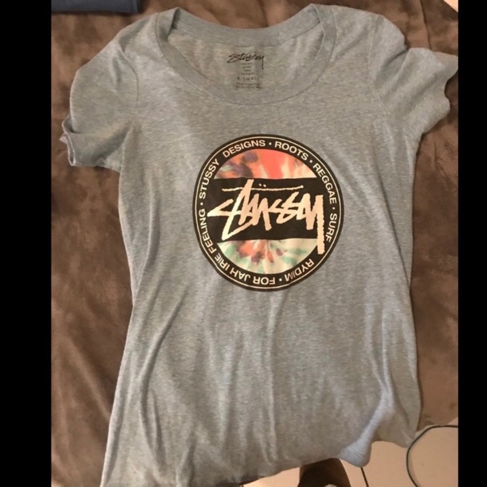 Baby blue study t shirt